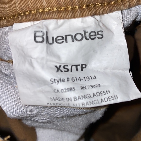 Bluenotes denim khaki black trim boys slim joggers pants Sz  XS - Picture 7 of 12